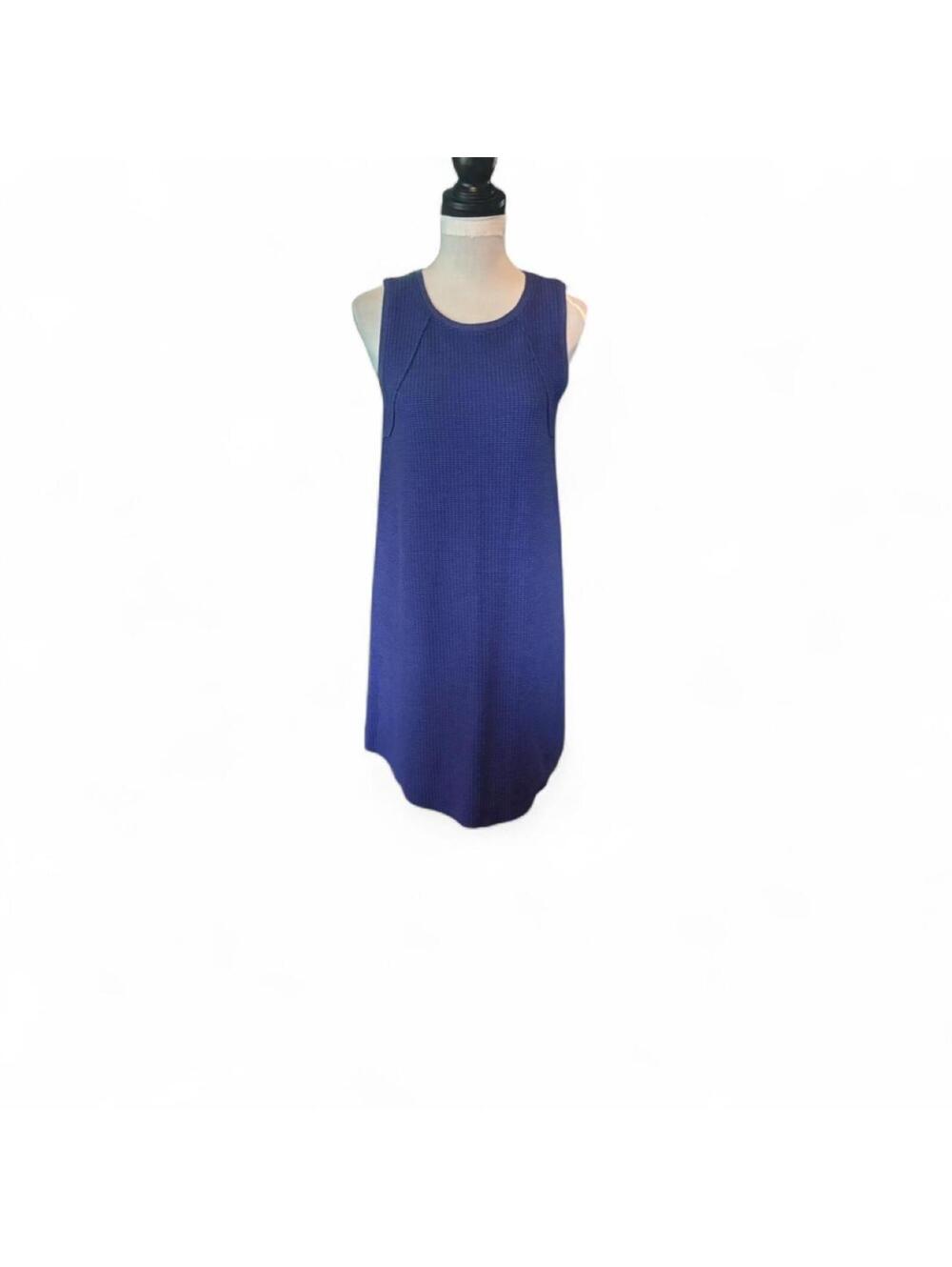 Lilla P. blue/purple distressed look dress size Small NWOT
